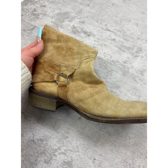 Vintage Vero Cuoiou Leather Riding Suede Boots - Picture 2 of 2